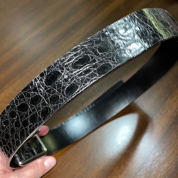 Authentic Gucci crocodile belt (unisex) - Picture 11 of 16